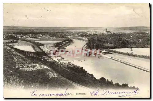 Cartes postales Sens Panorama