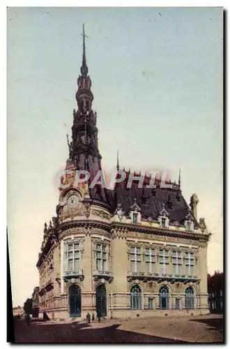Cartes postales Sens L'Hotel de Ville Facade d'angle Stykle Flamand Renalssance