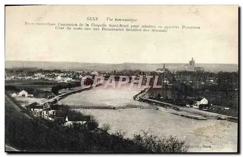 Cartes postales Sens Vue Panoramique