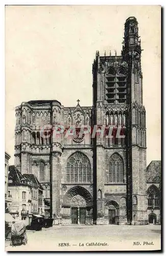 Cartes postales Sens La Cathedrale