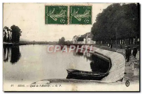 Cartes postales Sens Quai de l'Abattoir