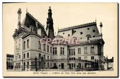 Cartes postales Sens L&#39Hotel de Ville