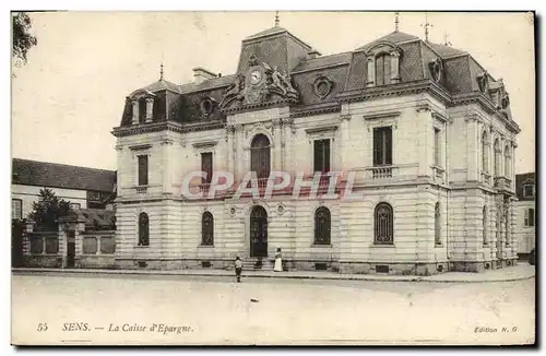 Cartes postales Sens La Caisse d&#39Epargne