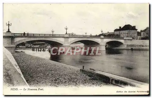 Ansichtskarte AK Sens Le Nouveau Pont