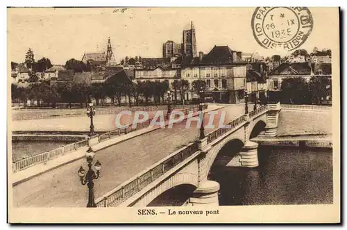 Cartes postales Sens Le nouveau pont