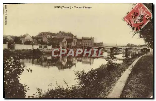 Cartes postales Sens Vue sur l'Yonne