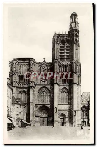 Cartes postales Sens Facade de la Cathedrale