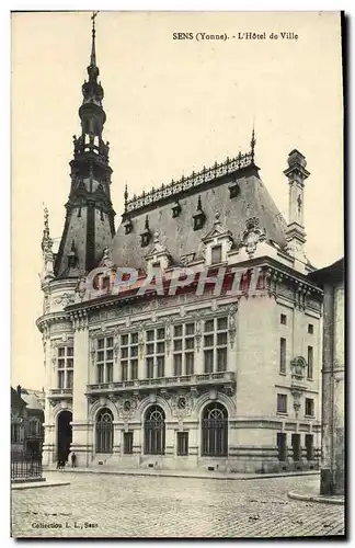 Cartes postales Sens L'Hotel de Ville