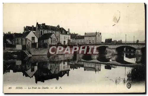 Cartes postales Sens Le Pont du Diable