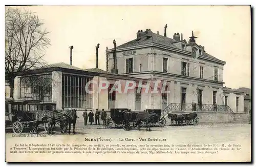 Cartes postales Sens La Gare Vue Exterieure