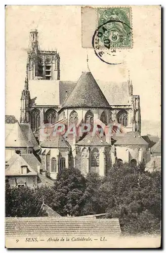 Cartes postales Sens Abside de la Cathedrale