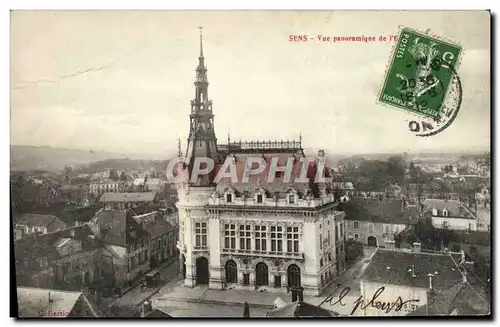 Cartes postales Sens Vue Panoramique de l'Eglise