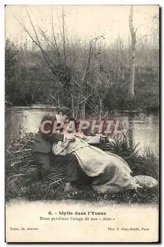 Cartes postales Idylle dans i&#39Yonne Nous perdimes l&#39usage de nos Sens