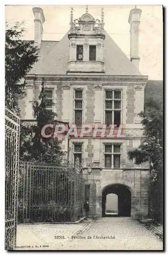 Cartes postales Sens Pavillon de l'Archeveche