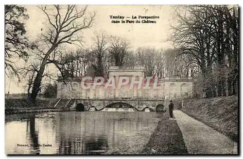 Ansichtskarte AK Tanlay La Perspective Dans Le Parc Du Chateau