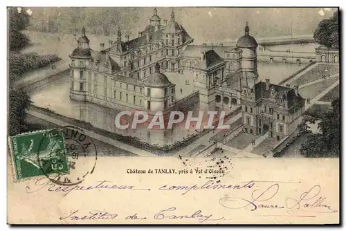 Cartes postales Chateau De Tanlay Pris a Vol D&#39Oiseau