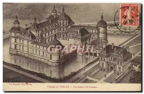 Cartes postales Chateau De Tanlay Vue Prise a Vol D'oiseau