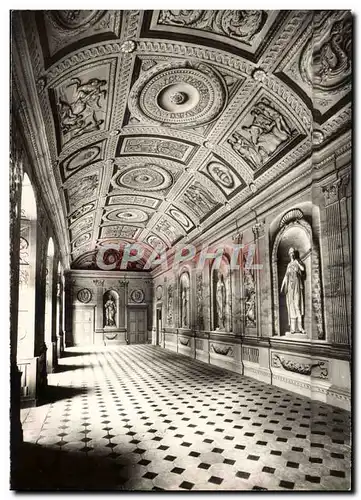 Cartes postales moderne Tanlay Le Chateau la Grande Galerie Grisailles En Trompe l'oeil