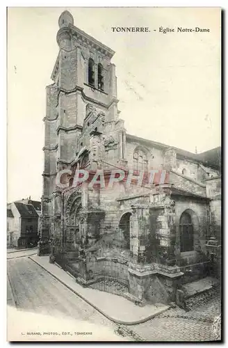 Ansichtskarte AK Tonnerre Eglise Notre Dame