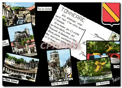 Cartes postales moderne Tonnerre ville Pittoreque Situee Sur Le flanc