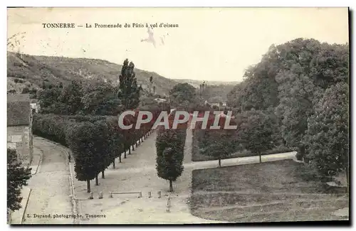 Cartes postales Tonnerre La Promenade du Pris a vol d'oiseau