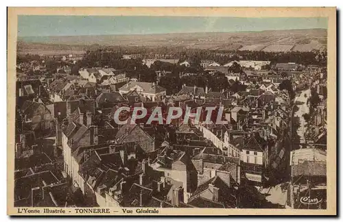 Cartes postales L&#39Yonne Illustree Tonnerre Vue Generale