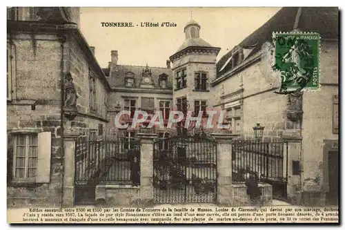 Cartes postales Tonnerre L'Hotel d'Uzes