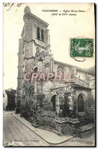 Cartes postales Tonnerre Eglise Notre Dame