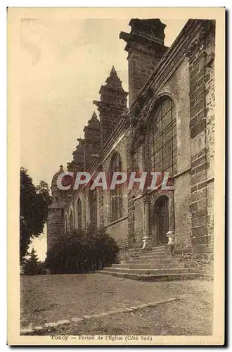 Cartes postales Toucy Portail de l&#39Eglise