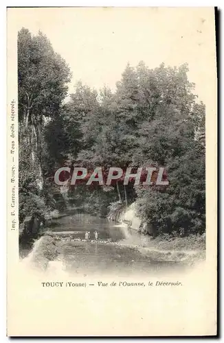 Cartes postales Toucy Vue de l'Ouanne le Deversoir