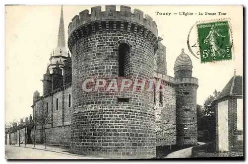 Cartes postales Toucy L&#39Eglise La Grosse Tour