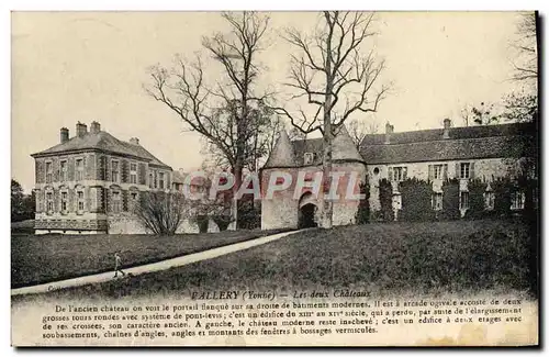 Cartes postales Vallery Les deux Chateaux