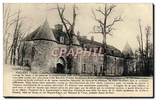 Cartes postales Vallery Le vieux chateau