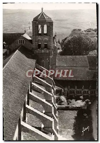 Cartes postales moderne Vezelay Basilique de la Madeleine La Tour St Antoine vue du haut de la Tour de la facade