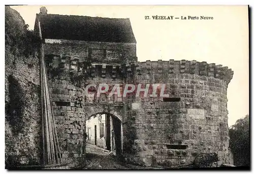 Cartes postales Vezelay La Porte Neuve