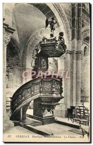 Ansichtskarte AK Vezelay Basilique de la Madeleine La Chaire