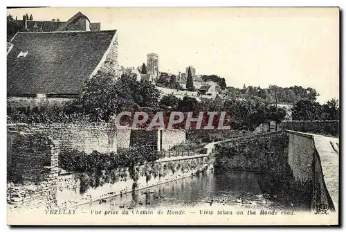 Cartes postales Vezelay Vue Prise du Chemin de Ronde