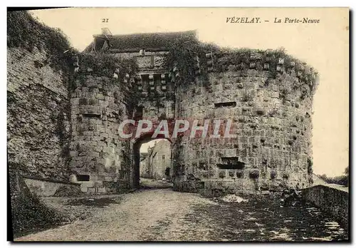 Cartes postales Vezelay La Porte Neuve