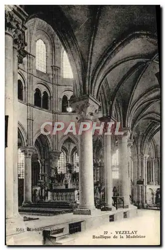 Cartes postales Vezelay Basilique de la Madeleine