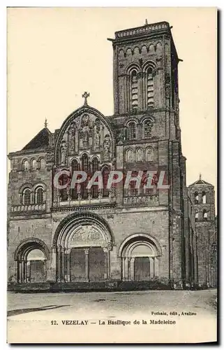 Cartes postales Vezelay La Basilique de la Madeleine