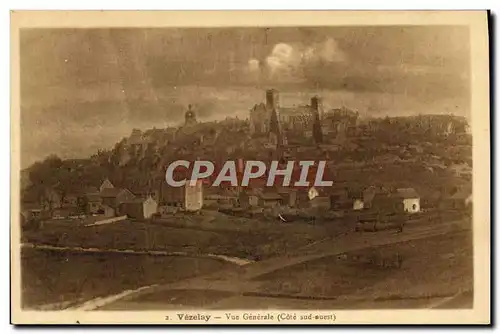 Cartes postales Vezelay Vue Generale