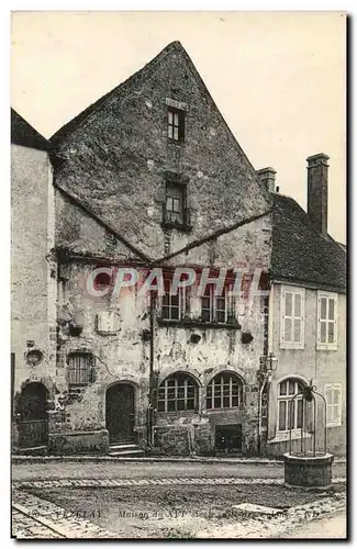 Cartes postales Vezelay Maison du 16eme