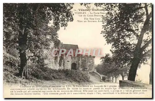 Cartes postales Vezelay La porte neuve