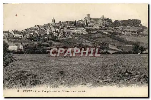 Cartes postales Vezelay Vue Generale