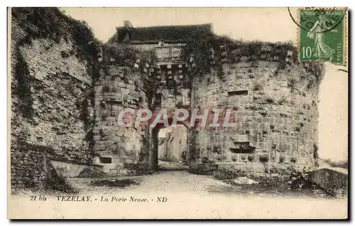 Cartes postales Vezelay La Porte Neure