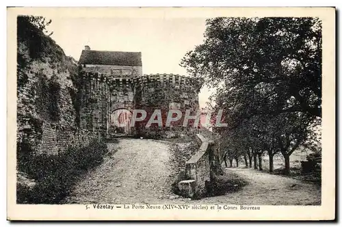 Ansichtskarte AK Vezelay La Porte Neure et le cours Bouveau