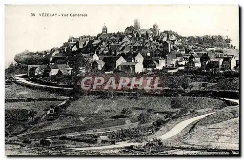 Cartes postales Vezelay Vue Generale