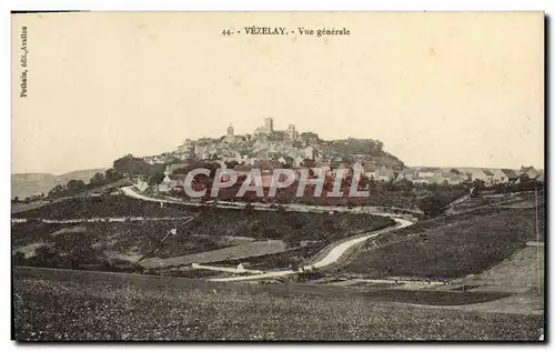 Cartes postales Vezelay Vue Generale