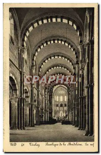 Cartes postales Vezelay Basilique de la Madeleine