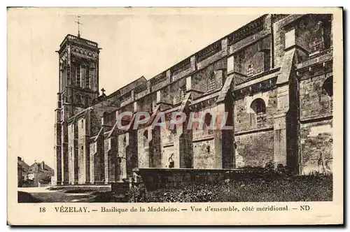 Cartes postales Vezelay Basilique de la Madeleine